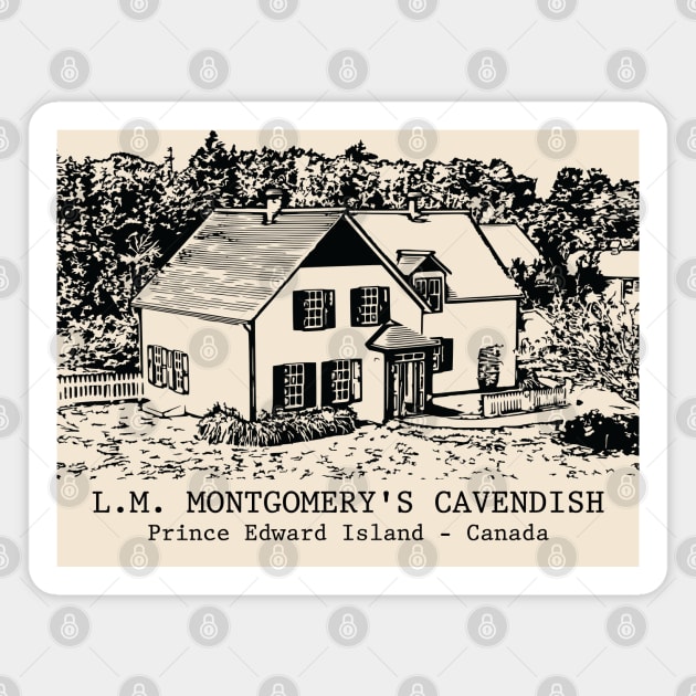 L.M. Montgomery's Cavendish - PEI Magnet by Lakeric